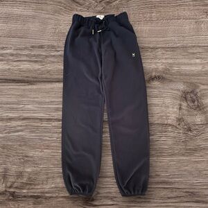Dudley Stephens Twilight Joggers Navy Blue Vello Fleece XS